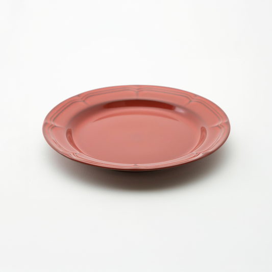 ラフィネ  ヴィンテージレッド 19.5cm リムプレート