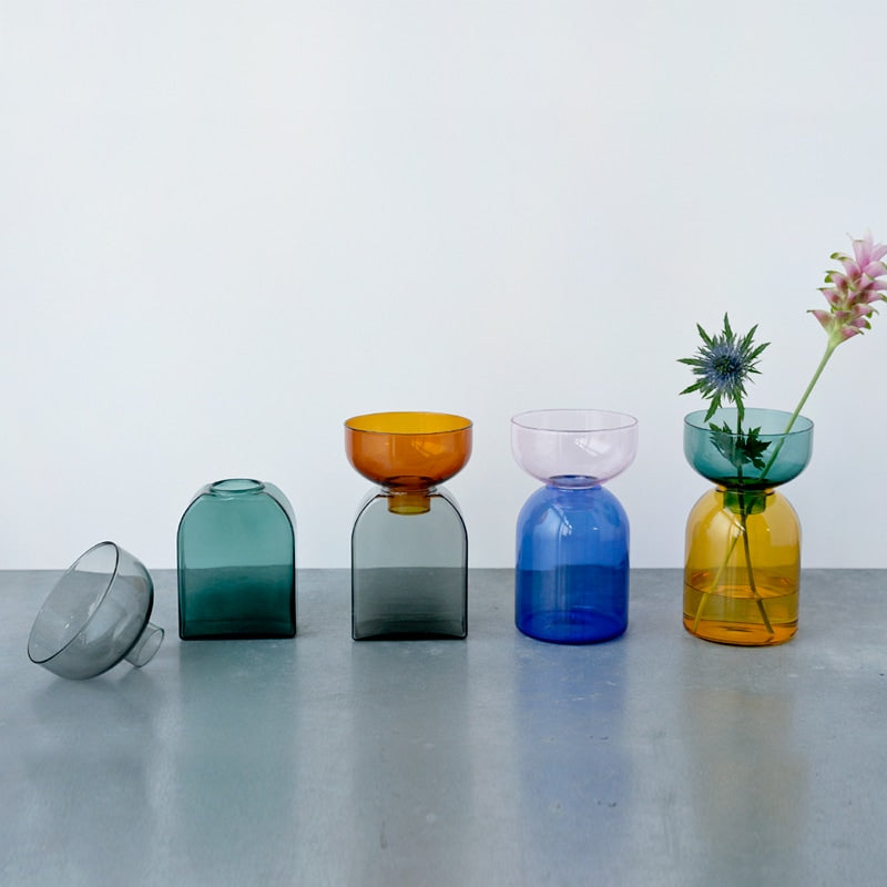 AMABRO (アマブロ) TWO TONE VASE（Square）AM×GY