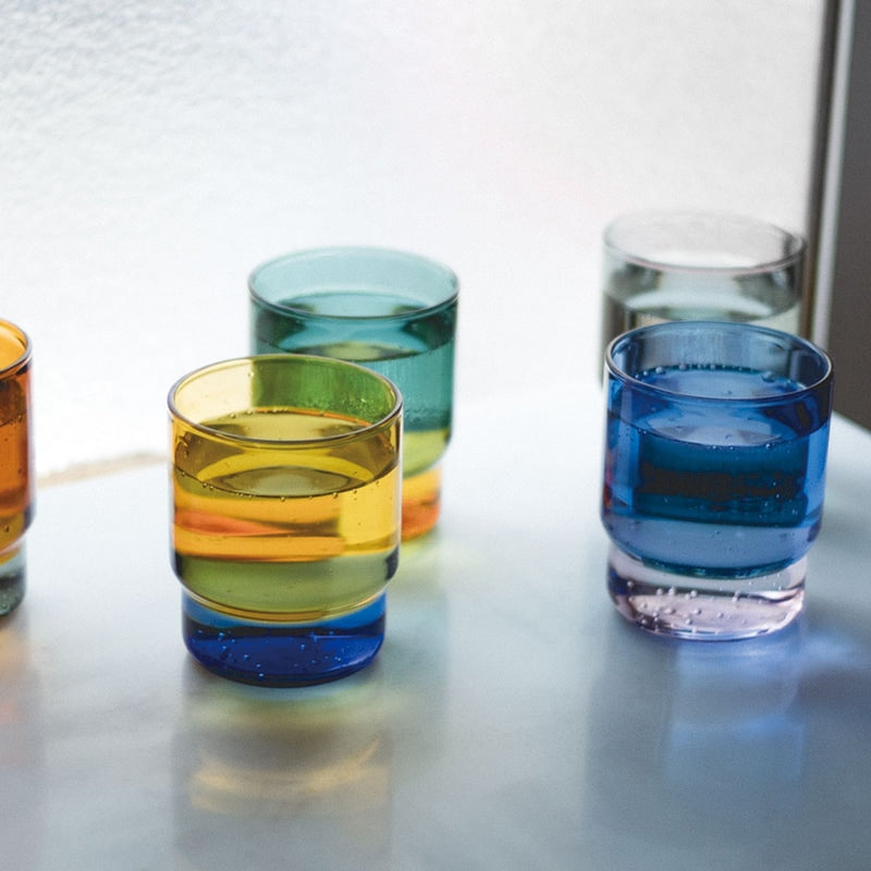 AMABRO (アマブロ) TWO TONE STACKING CUP Blue×Pink