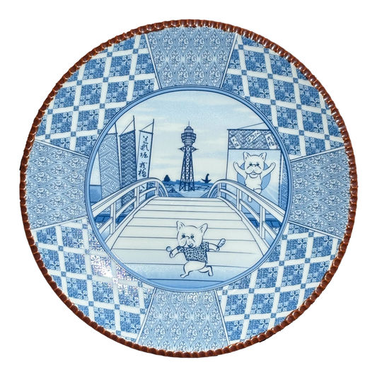 【先着シリアルナンバー入り予約限定再販】｜【HARVEST × イゲ皿 by よざん窯】限定イゲ皿《大阪POP UP Ver.》（枚数限定）