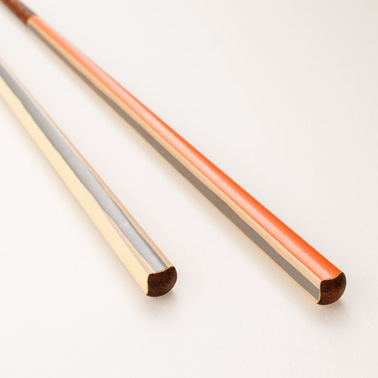 染め分け　橙　22.5cm