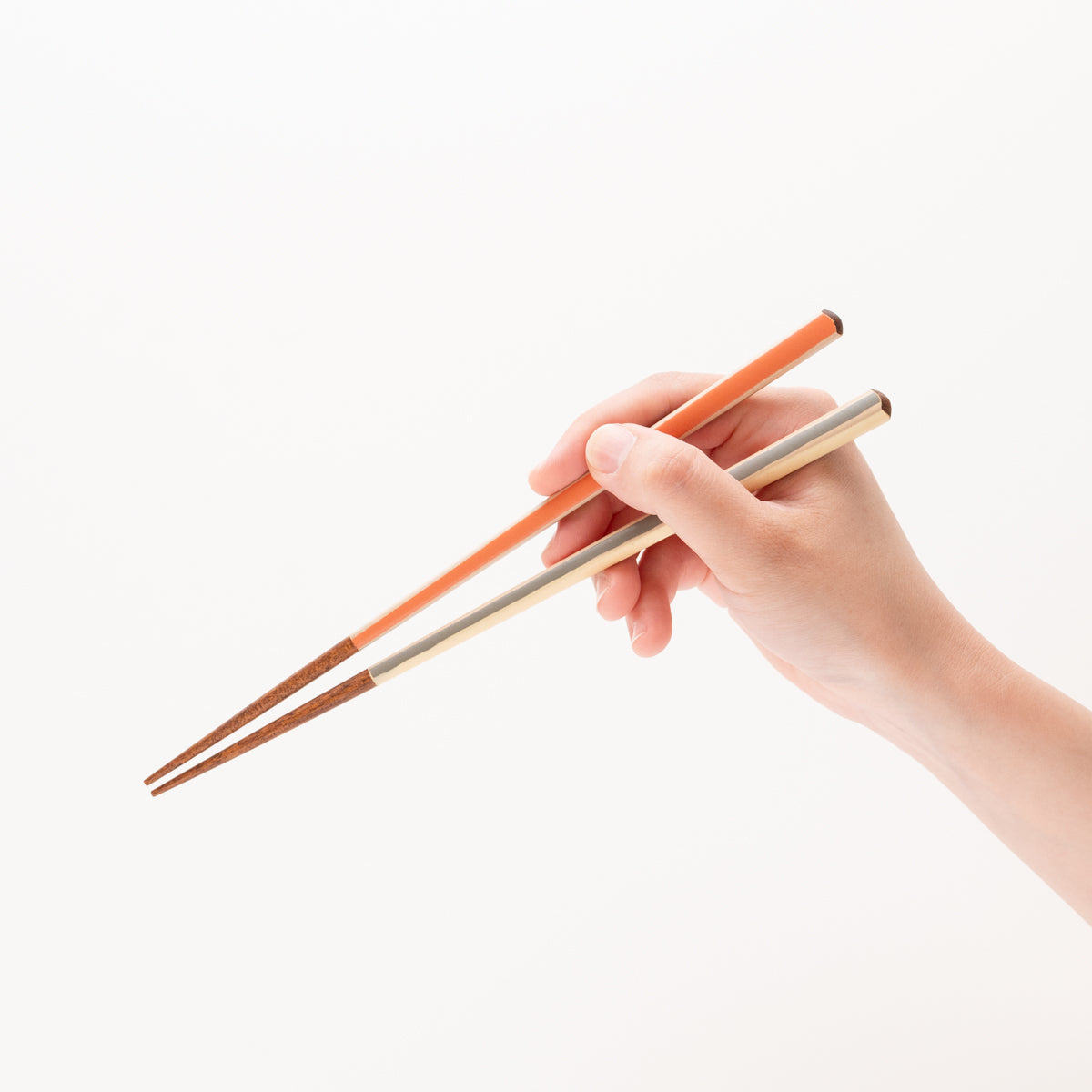 染め分け　橙　22.5cm