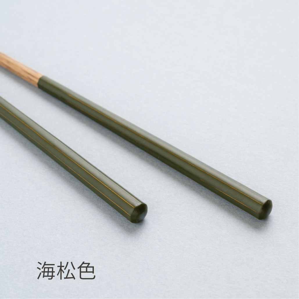 HASHIKURA SEASON 01　海松色 オーク 八角 22.5cm