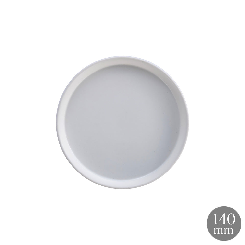 Glad ラウンドプレート 14cm マットホワイト  皿