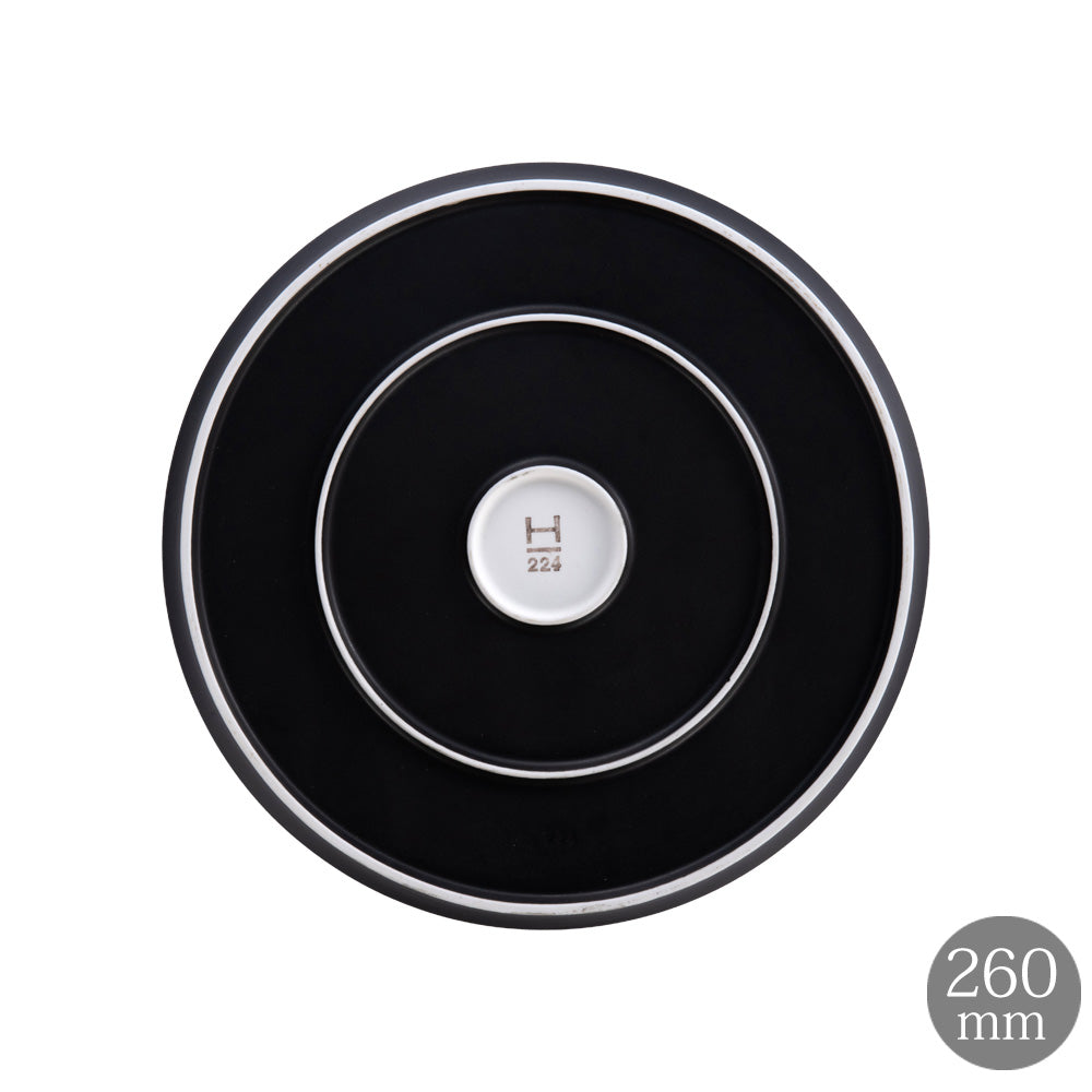 Glad ラウンドプレート 26cm マットブラック  皿