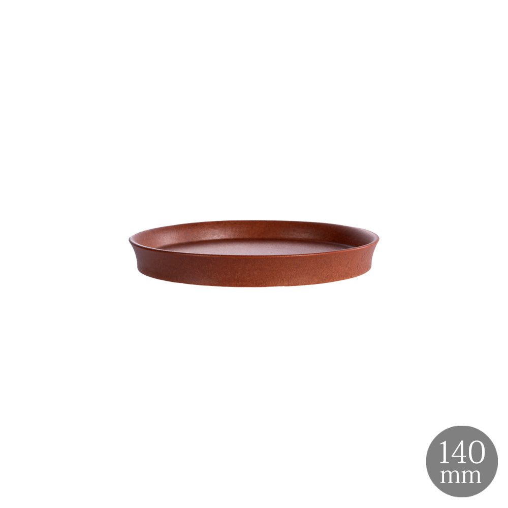 Glad ラウンドプレート 14cm ライトブラウン  皿