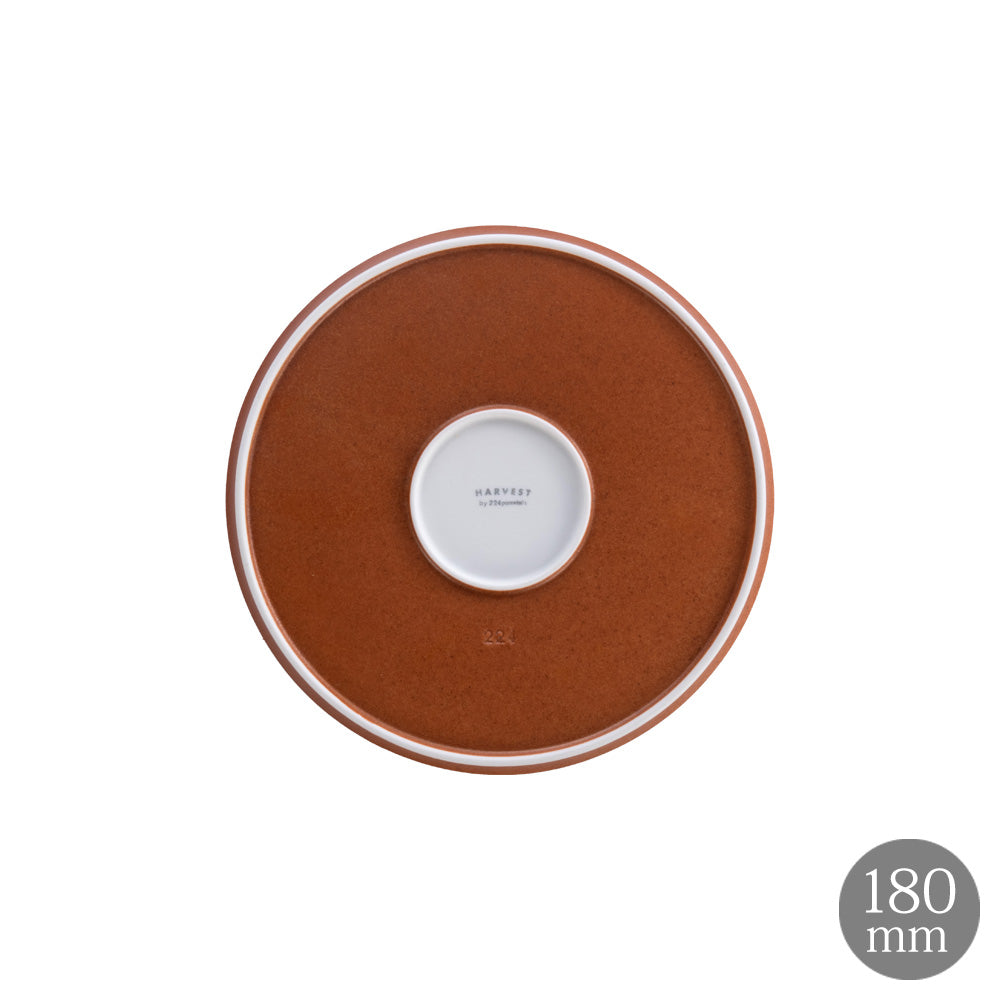 Glad ラウンドプレート 18cm ライトブラウン  皿