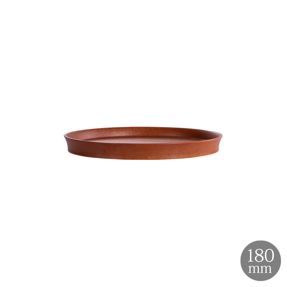 Glad ラウンドプレート 18cm ライトブラウン  皿