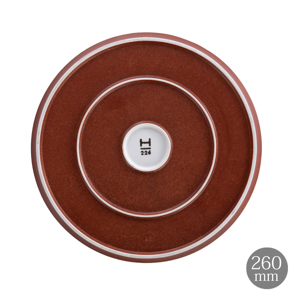 Glad ラウンドプレート 26cm ライトブラウン  皿