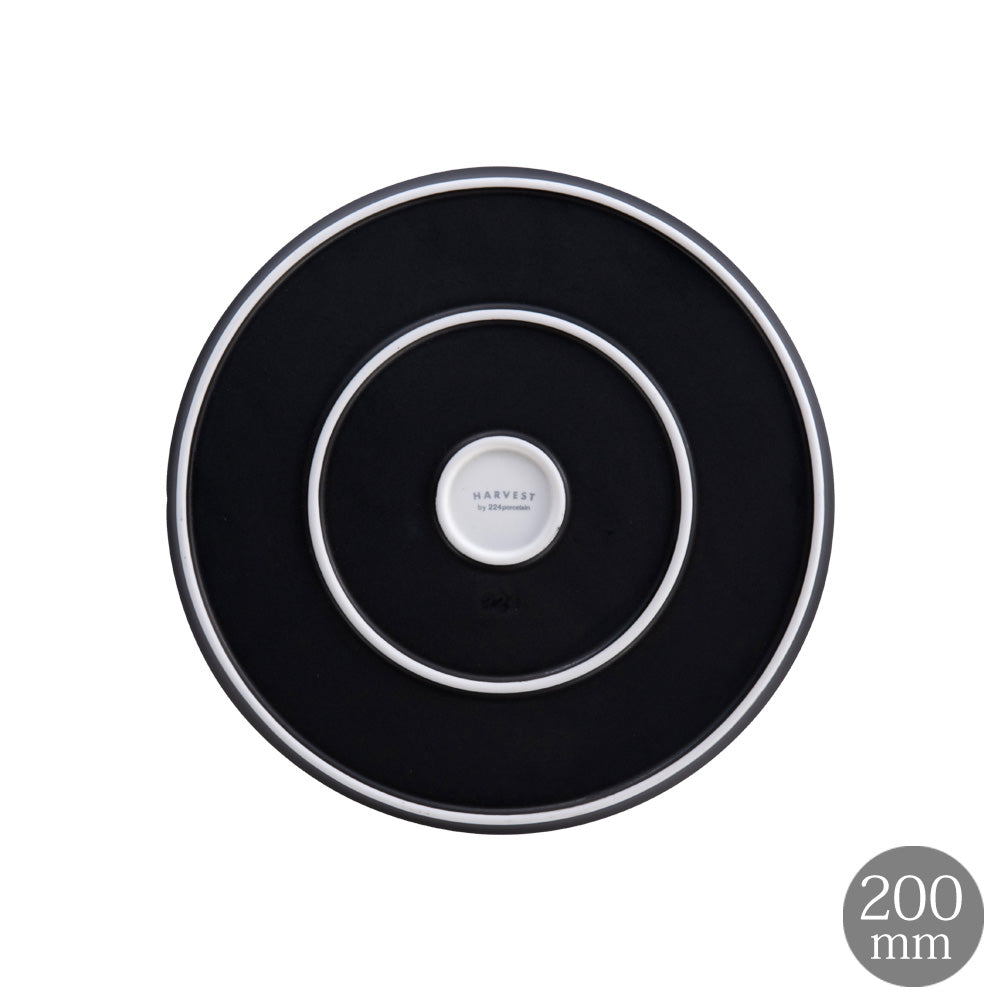 Glad ラウンドプレート 20cm マットブラック  皿