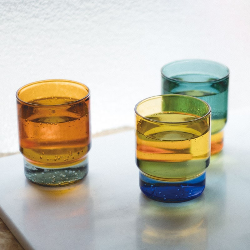 AMABRO (アマブロ) TWO TONE STACKING CUP Amber×Gray