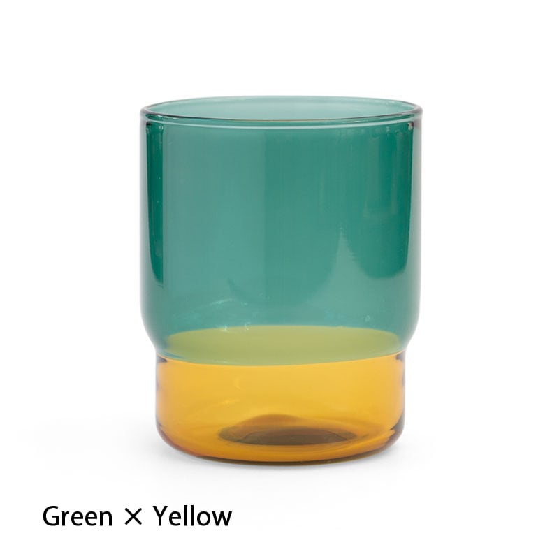 AMABRO (アマブロ) TWO TONE STACKING CUP Green×Yellow