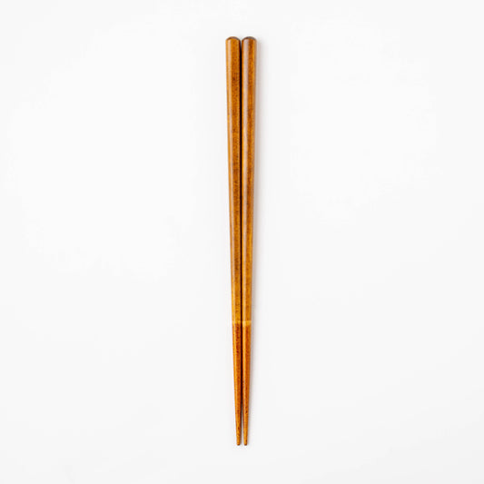 草木染の箸　黄　23cm