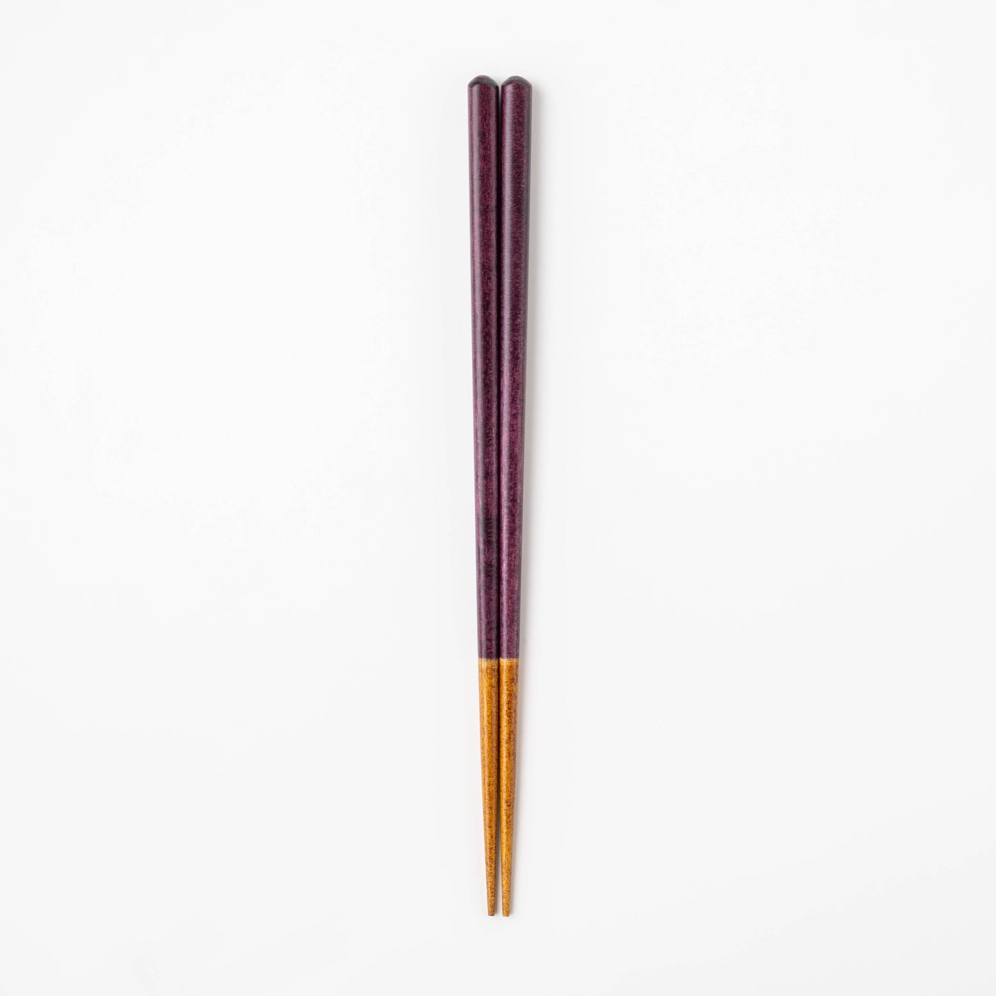 草木染の箸　紫　23cm