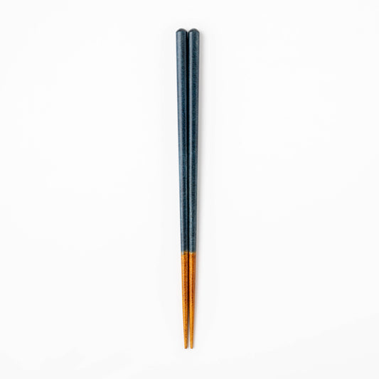 草木染の箸　青　23cm