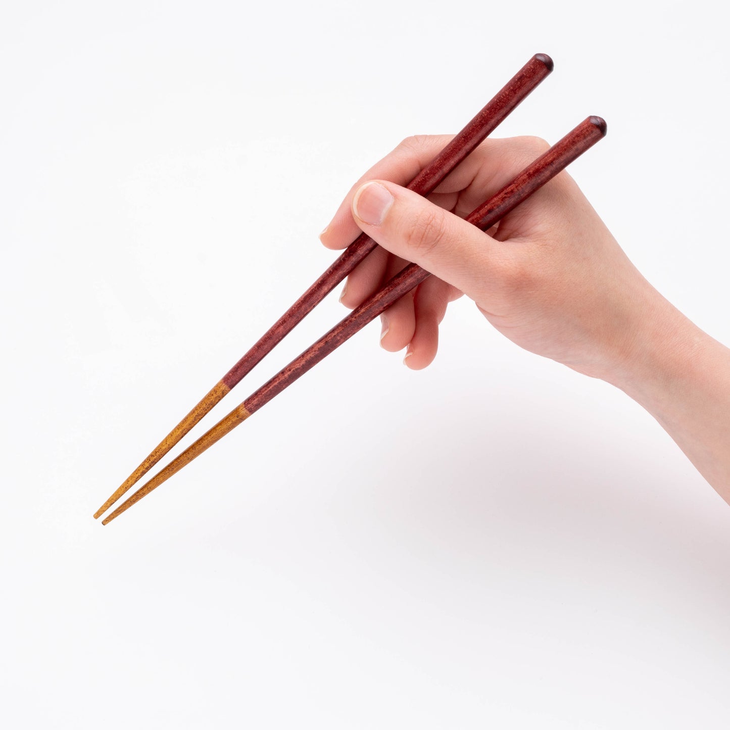 草木染の箸　赤　23cm