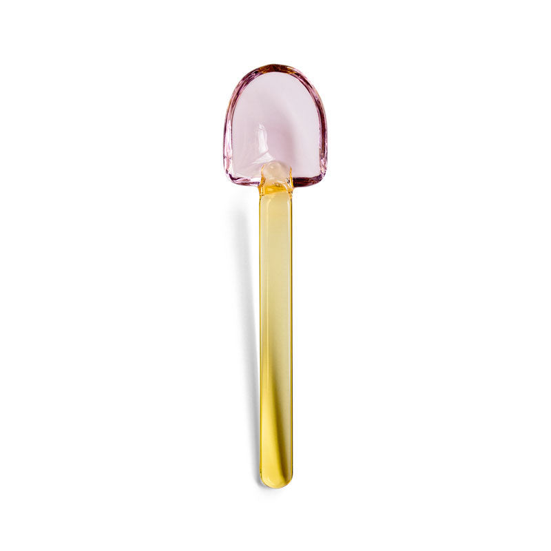 AMABRO (アマブロ) SNOW SHOVEL (Pink×Yellow) ピンク イエロー 黄色 カトラリー ティースプーン ジャムスプーン スノウ ショベル
