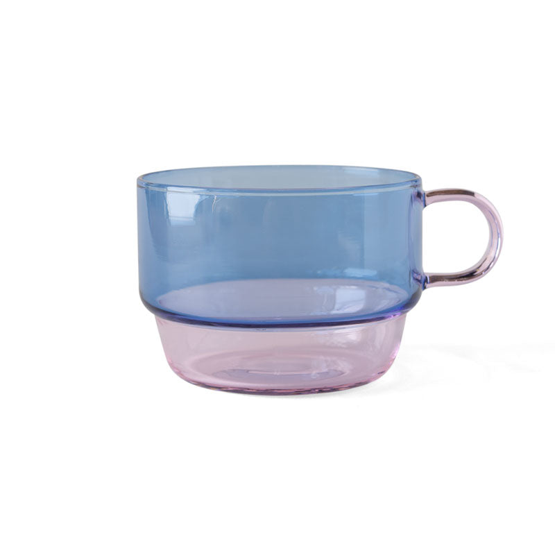 AMABRO (アマブロ) TWO TONE STACKING MUG Blue × Pink ブルー ピンク スタッキング マグ