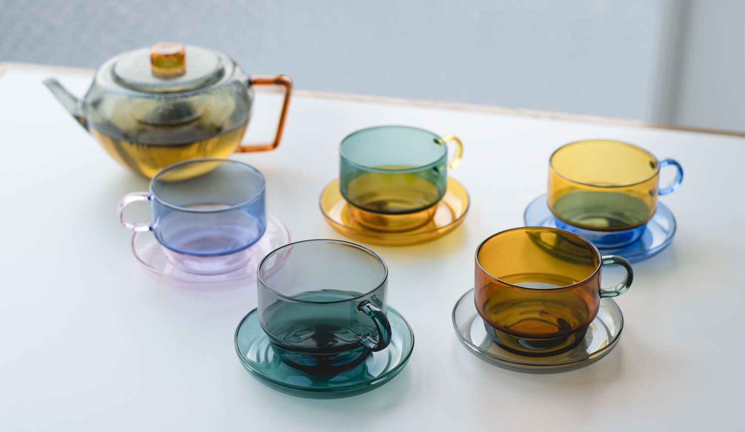 AMABRO (アマブロ) TWO TONE STACKING MUG Yellow × Blue イエロー ブルー スタッキング マグ