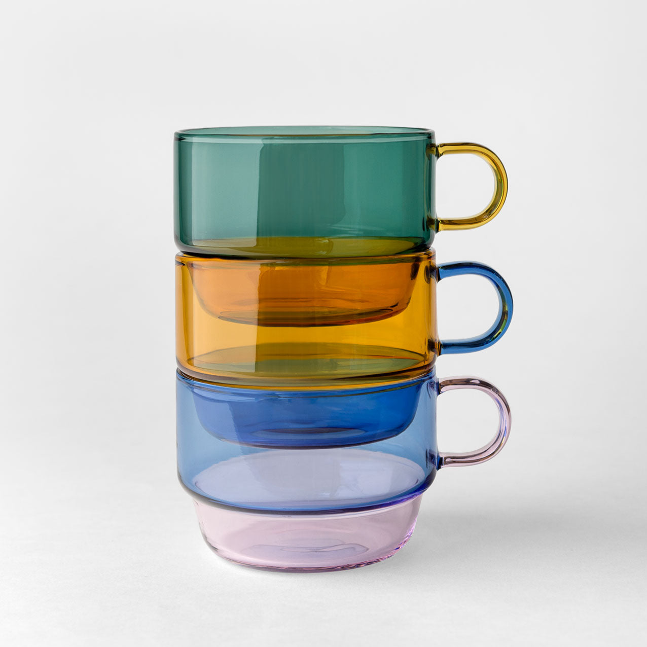 AMABRO (アマブロ) TWO TONE STACKING MUG Yellow × Blue イエロー ブルー スタッキング マグ