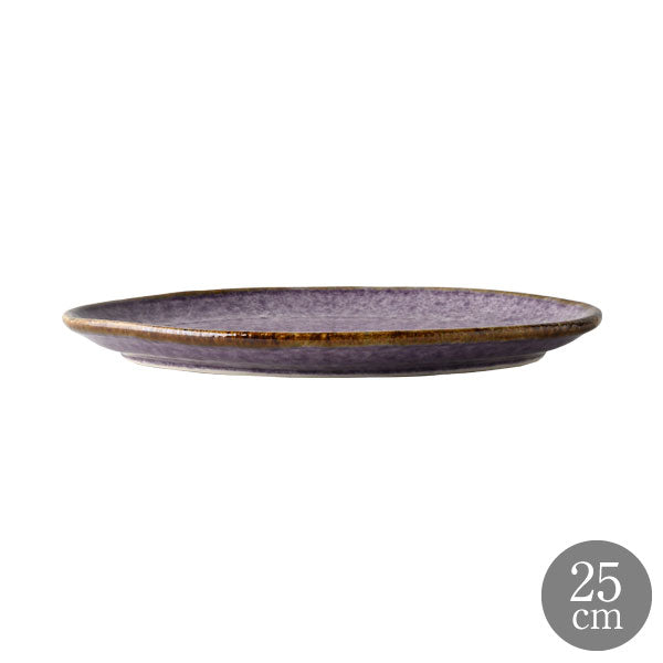 ANFORA カボパープル 25cmオーバルプレート