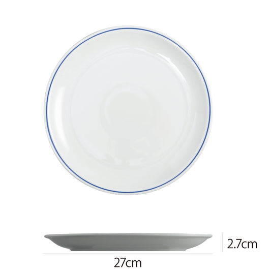 Saturnia(サタルニア) ローマブルーライン ディナープレート27cm 食器