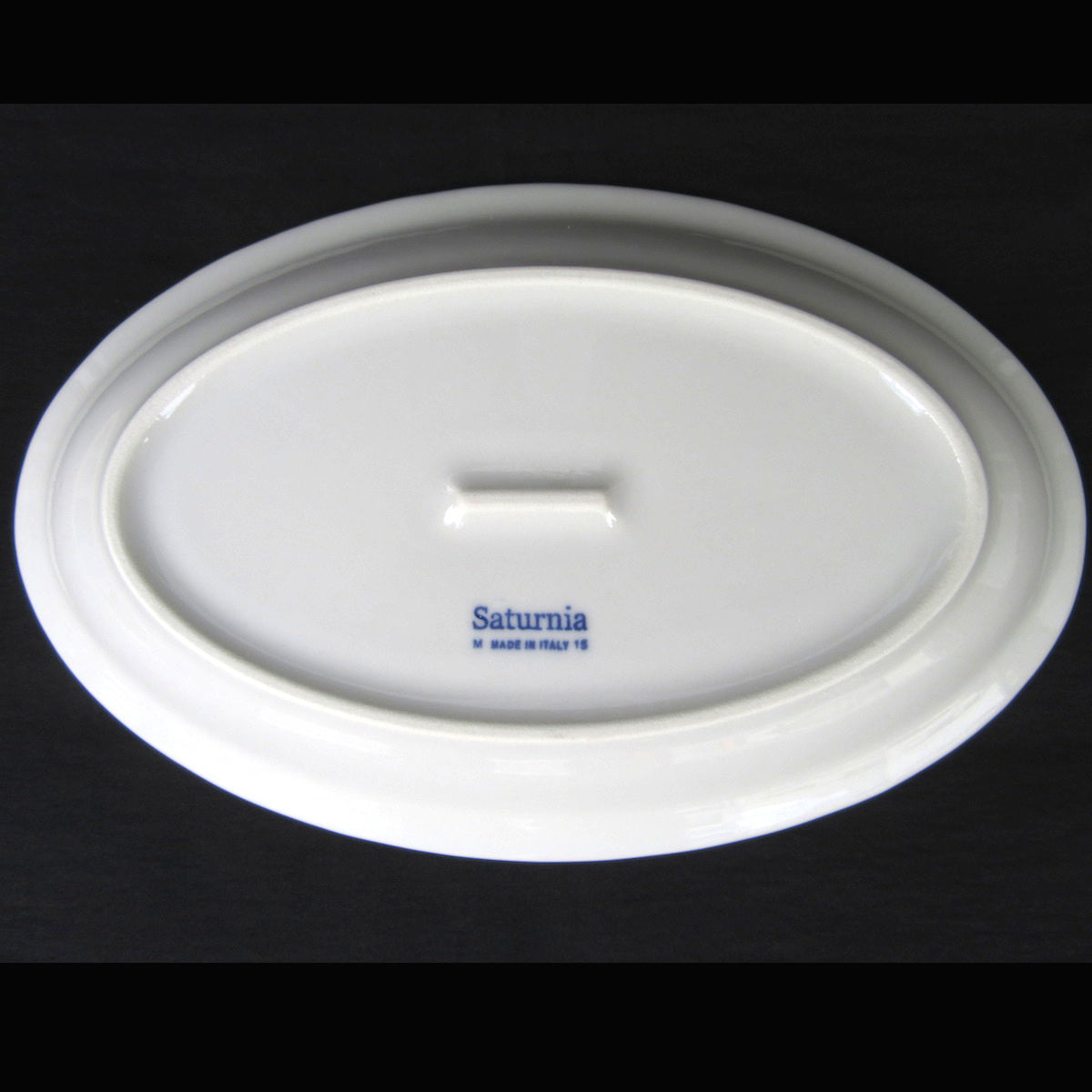 ＜独占販売＞ Saturnia(サタルニア) ミラノロッソ レッド ライン オーバルプレート32cm