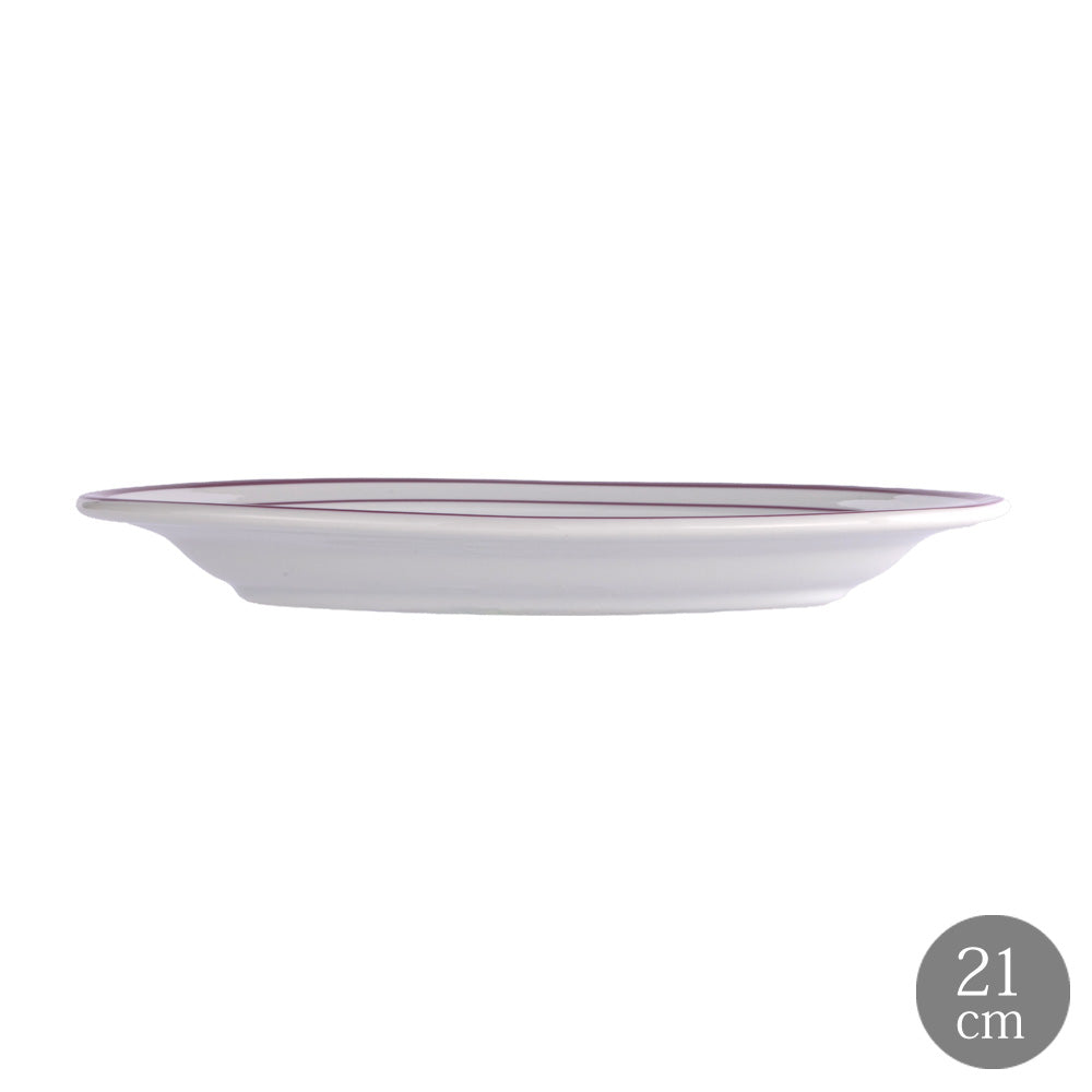 LA MOISSON ラ・モワッソン ブラッセリーグレープ 8インチ オーバルプレート (21cm×15cm)