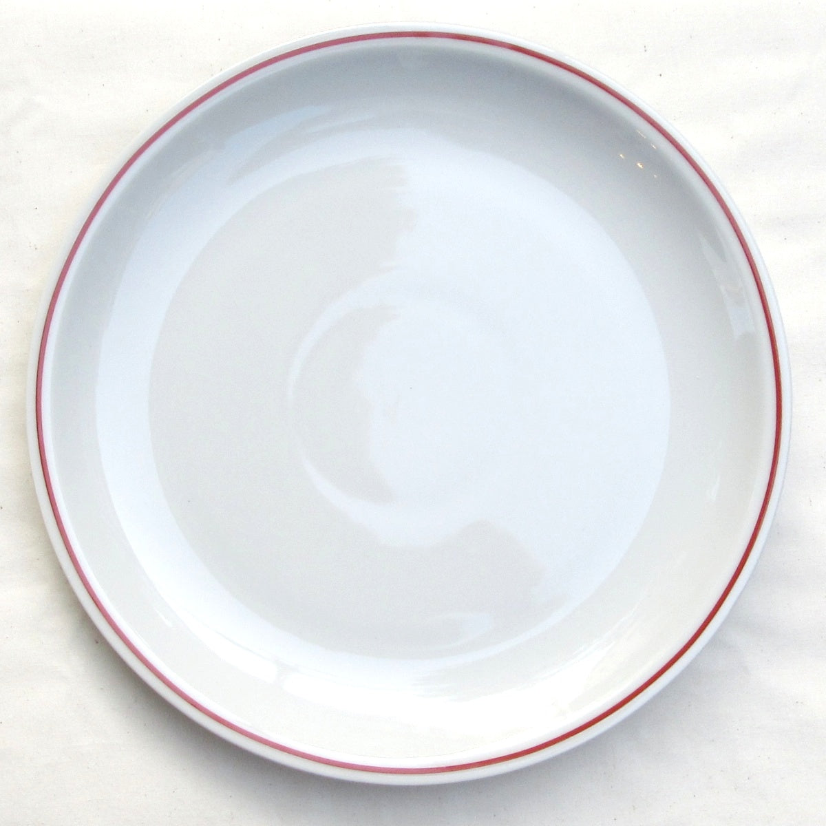 ＜独占販売＞ Saturnia(サタルニア) ミラノロッソ レッド ライン ディナー プレート 27cm