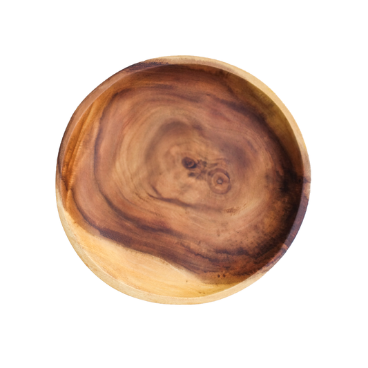 木製食器 アカシア WOOD スライスプレート Sサイズ 20cm