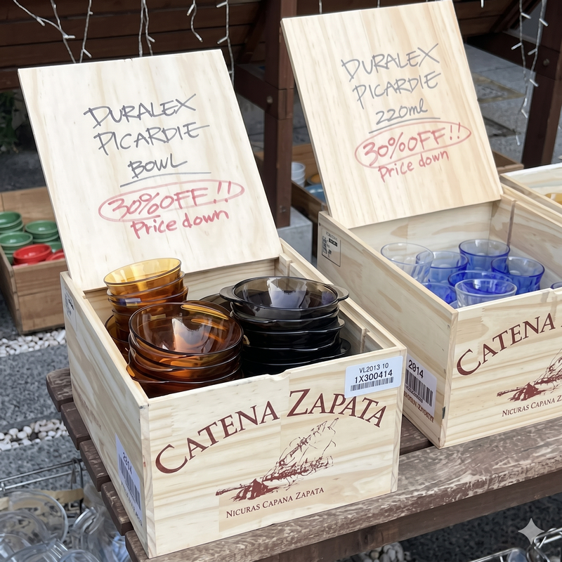 欧州のマルシェをイメージした店舗フロントで展開する「Y...