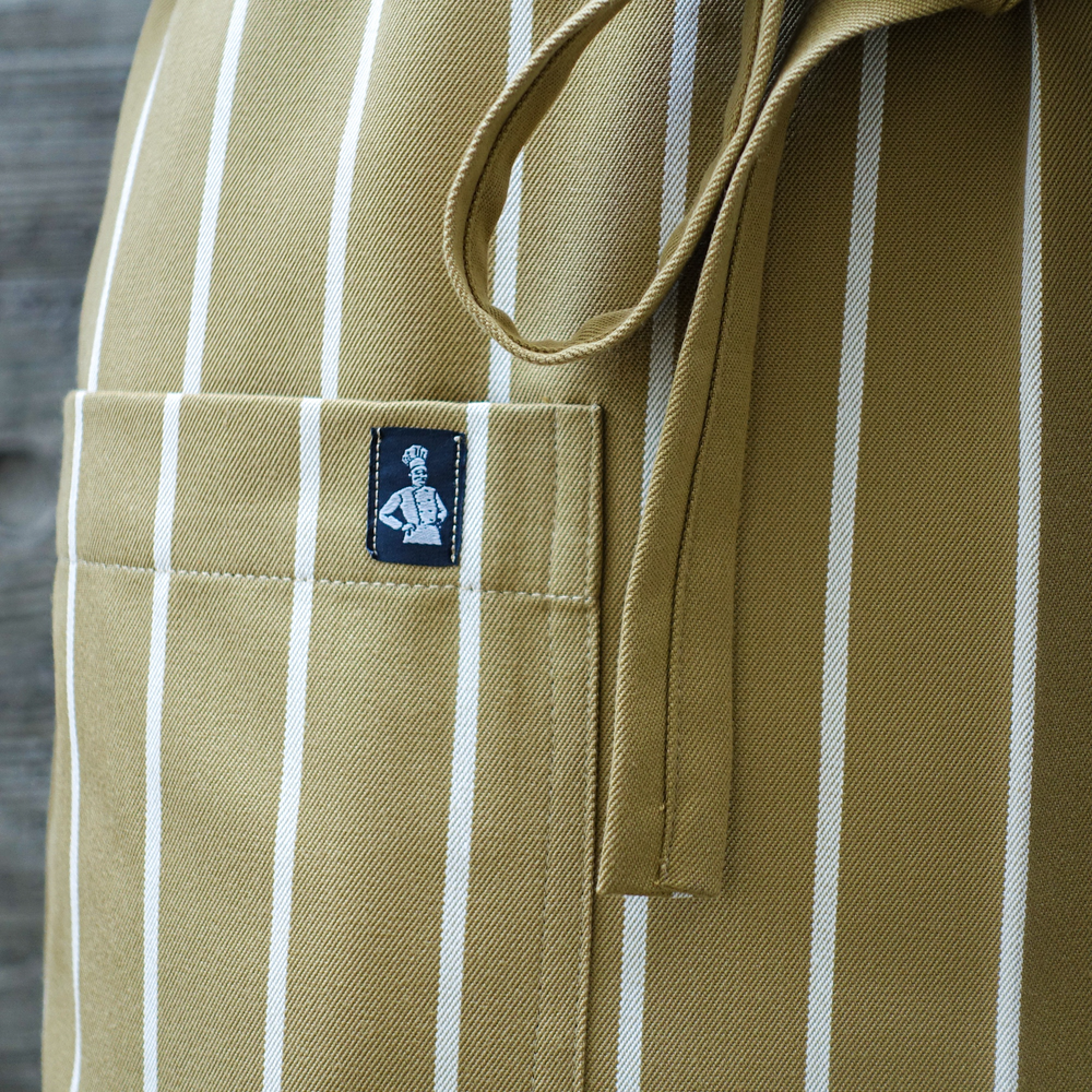 El transwaal／エル・トランスバル エプロン ストライプ Short 【ベージュ】