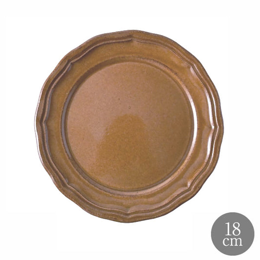 LA MOISSON ラ・モワッソン ビストロ アンバー 18cm ブレッドプレート