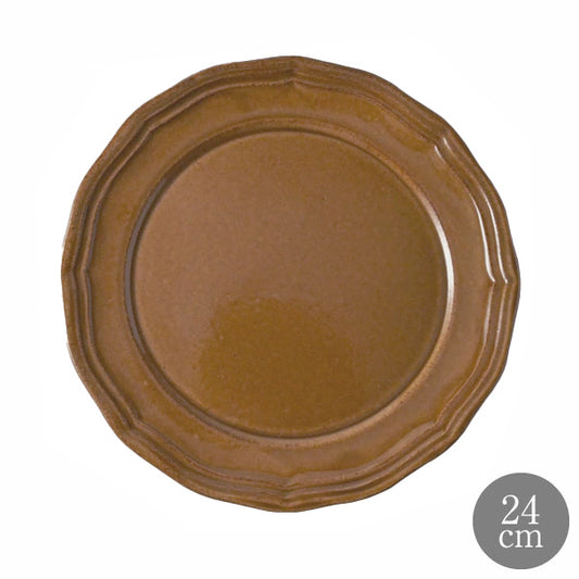 LA MOISSON ラ・モワッソン ビストロ アンバー 24cm デザートプレート