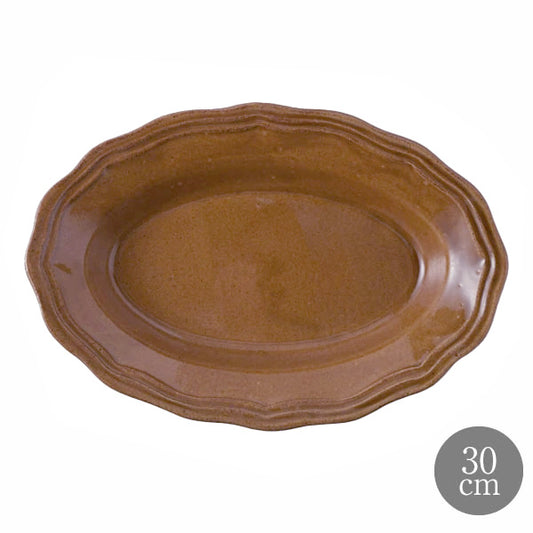 LA MOISSON ラ・モワッソン ビストロ アンバー オーバル ディーププレート